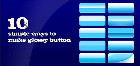 glossy buttons